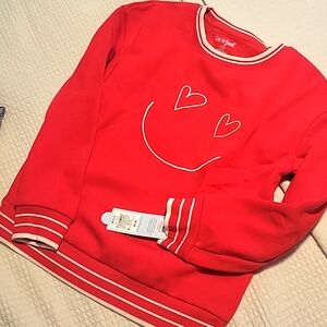 Girls Red Cat&Jack sweatshirt